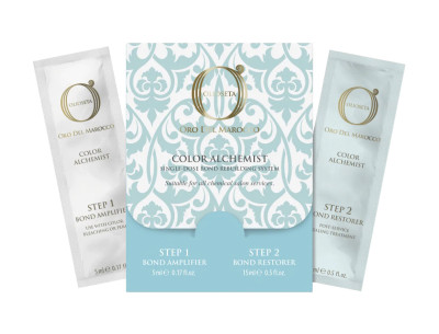 Система глибокої реконструкції волосся Barex Olioseta Oro del Marocco Color Alchemist, 5 мл + 15 мл