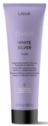 Тонкувальна маска для нейтралізації жовтого відтінку Lakme Teknia White Silver Mask, 250 мл