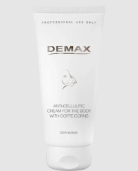Антицелюлітний крем для тіла з екстрактом кавових зерен Demax, 200мл