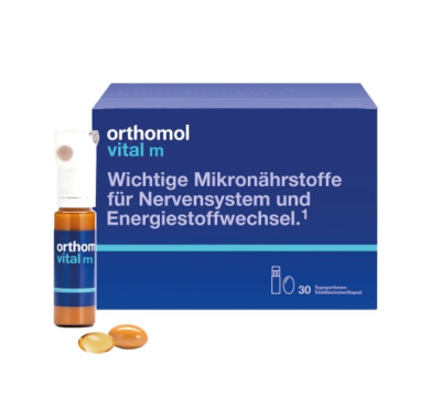 Вітаміни питні від стресу Orthomol Vital M №30, 30 днів