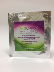 Биоцеллюлозная нано-файбер маска для лица увлажняющая (БИОШКОРА) Biotonale Biocellulose hydrating face mask, 1 шт
