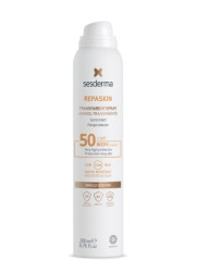 Солнцезащитный спрей для тела Sesderma Repaskin Transparent Spray SPF 50+, 200 мл