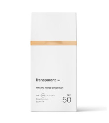 Мінеральний сонцезахисний крем у відтінку Light Transparent Lab Mineral Tinted Sunscreen Light, 100 мл