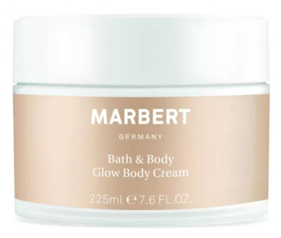 Крем для тела с сияющими частицами Marbert Bath & Body Glow Body Cream, 225 мл