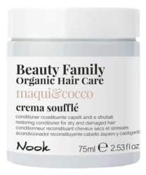 Кондиціонер відновлювальний для сухого та пошкодженого волосся Nook Beauty Family Organic Hair Care, 75 мл