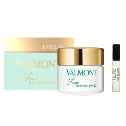 Преміум клітинна анти-стрес крем-маска для шкіри обличчя Prime Renewing Pack та парфумована вода Just Bloom sample