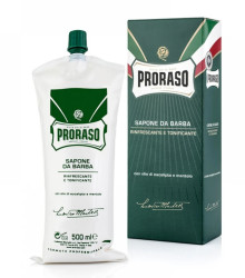 Освіжаючий крем для гоління з екстрактом евкаліпту Proraso Green Shaving Cream Tube Refresh Eucalyptus, 500 мл
