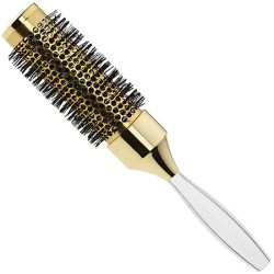 Брашинг для волос Janeke Heat-resistant brush gold color (d 35 мм)