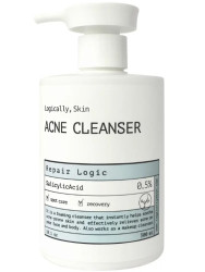 Очищувальний засіб для шкіри обличчя та тіла з акне Logically, Skin ACNE Cleanser, 300 мл