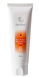 Зволожувальний сонцезахисний крем SPF-50 RENEW Sun Protect Moisturizing Cream SPF-50, 80 мл