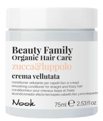 Кондиціонер для гладкості прямого та неслухняного волосся Nook Beauty Family Organic Hair Care, 75 мл