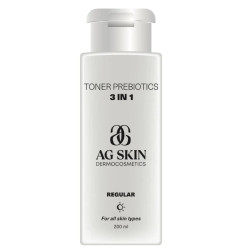Тонік із пребіотиками AG SKIN TONER PREBIOTCS 3 in 1, 200 мл