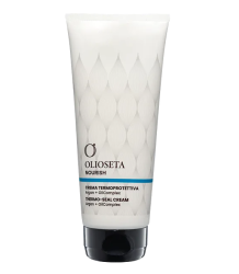 Крем термозахисний із протеїнами шовку та екстрактом насіння льону Barex Olioseta Oro di Luce Heat Protection Cream, 200 мл