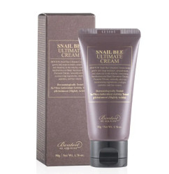 Крем з ферментованим муцином равлика та бджолиною отрутою Benton Snail Bee Ultimate Cream, 50 г