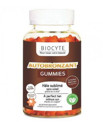 Капсулы жевательные для автозагара Biocyte Autobronzant Gummies, 60 шт