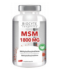 Капсули для суглобів Biocyte Longevity MSM 1800 mg, 90 шт