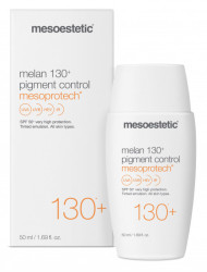 Депігментуючий крем із тоном Mesoestetic Melan 130+ Pigment Control SPF 50, 50 мл