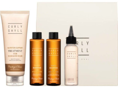 Набір-процедура для інтенсивного відновлення пошкодженого волосся Curly Shyll Prestige Clinic Hair Ampoule Pack
