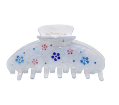 Большой краб для волос Emi Jay Big Effing Clip in Rain Flower