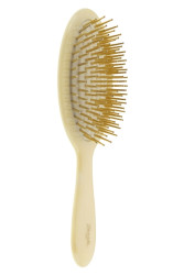 Щётка для волос с нейлоном Janeke Superbrush Limited Edition Gold (слоновая кость)