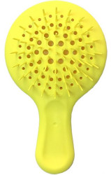 Расческа для волос  Janeke Superbrush Mini Silicon Line (желтый)