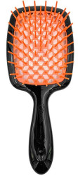 Гребінець для волосся Janeke Superbrush the Original (чорно-жовтогарячий)