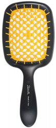 Гребінець для волосся Janeke Superbrush the Original (чорно-жовтий)