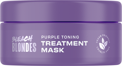 Маска від жовтизни освітленого волосся Lee Stafford Bleach Blondes Purple Toning Treatment Mask, 200 мл