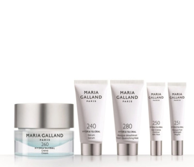 Набір для глибокого зволоження та підтримання молодості шкіри Maria Galland Paris Hydra'Global