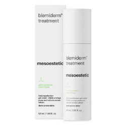 Ночной крем-гель для жирной кожи с акне Mesoestetic Blemiderm Treatment, 50 мл