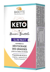 Капсули для кето-дієти Biocyte Keto Slim Nuit, 60 шт