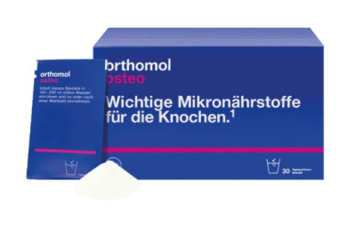 Вітаміни при проблемах зниження щільності кісток Orthomol Osteo, 30х15г