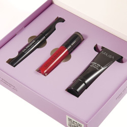 Подарунковий набір Nouba Shine On Me Gift Set Red туш для вій + помада + хайлайтер)
