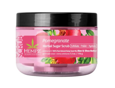 Скраб сахарный "Гранат" Hempz Pomegranate Herbal Sugar Scrub, 176 г