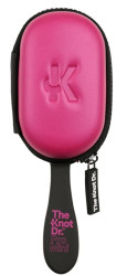 Щетка для волос The Knot Dr. Pro Mini Travel-Friendly version Fuchsia + розовый чехол