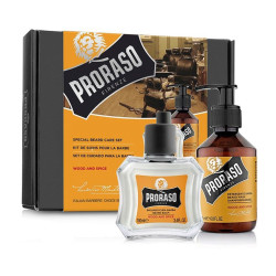 Подарунковий набір для бороди Proraso Duo Pack Balm + Shampoo Wood & Spice