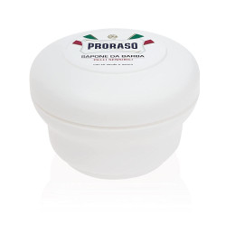 Мило для гоління з екстрактом зеленого чаю та вівса  для чутливої шкіри Proraso White Shaving soap для чутливої шкіри, 150 мл