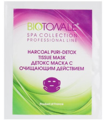 Детокс-маска с очищающим действием Biotonale Harcoal Pure Detox Tissue Mask, 1 шт