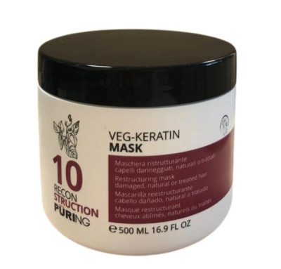 Маска восстановительная с растительным кератином Puring 10 Restructuring Mask Veg-Keratin, 500 мл