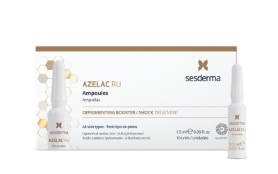 Інтенсивна депігментуюча сироватка з азелаіновою кислотою Sesderma Azelac Ru Depigmenting Ampoules, 10х1.5 мл