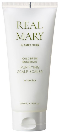 Глубоко очищающая маска для кожи головы с морской солью Rated Green Real Mary Purifying Scalp Scaler, 200 мл
