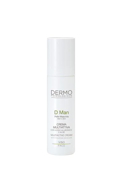 Чоловічий омолоджуючий крем для обличчя DERMOPHISIOLOGIQUE Multiactive Cream with hyaluronic acid and aloe