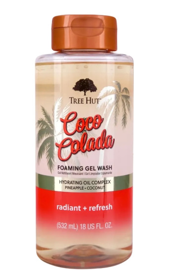 Гель для душа Tree Hut Coco Colada Foaming Gel Wash, 532 мл