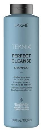 Мицеллярный шампунь для глубокого очищения волос Lakme Teknia Perfect Cleanse Shampoo, 1000 мл