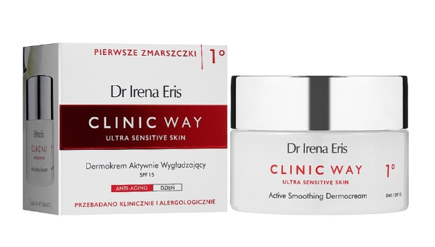 Денний крем проти зморшок Dr. Irena Eris Clinic Way 1° 30+ Active Smoothing Dermocream SPF15, 50 мл