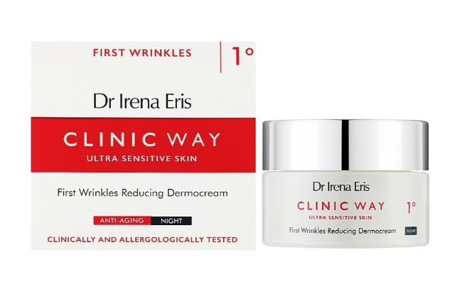 Ночной крем для лица от морщин Dr. Irena Eris Clinic Way 1° 30+ First Wrinkles Reducing Dermocream Night, 50 мл
