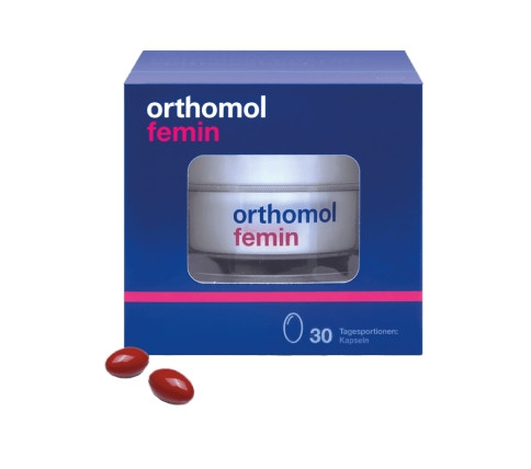 Витамины для улучшения самочувствия во время менопаузы Orthomol Femin, 60 шт