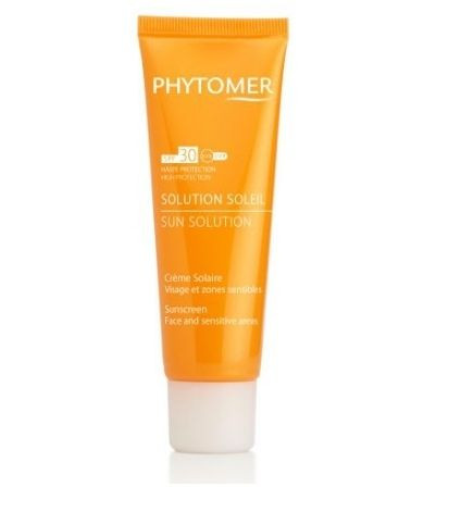 Солнцезащитный крем для лица и чувствительных зон Phytomer Protective Sun Cream Sunscreen SPF30, 50 мл