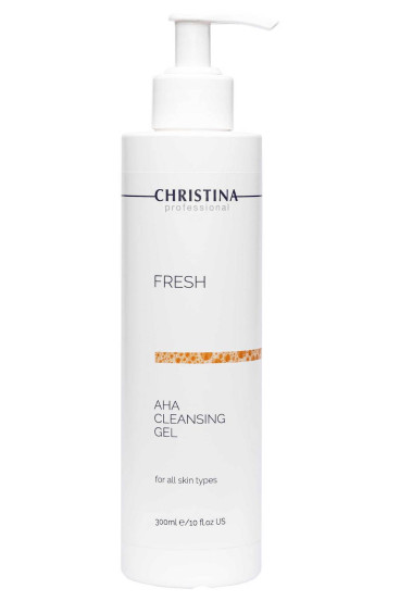 Очищаючий гель із фруктовими кислотами для всіх типів шкіри Christina Fresh AHA Cleansing Gel, 300 мл