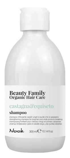 Безсульфатний зміцнювальний шампунь для довгого ламкого волосся Nook Beauty Family Organic Hair Care, 300 мл